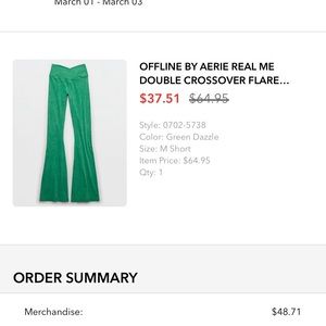 Double crossover leggings